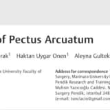 Surgical Repair of Pectus Arcuatum