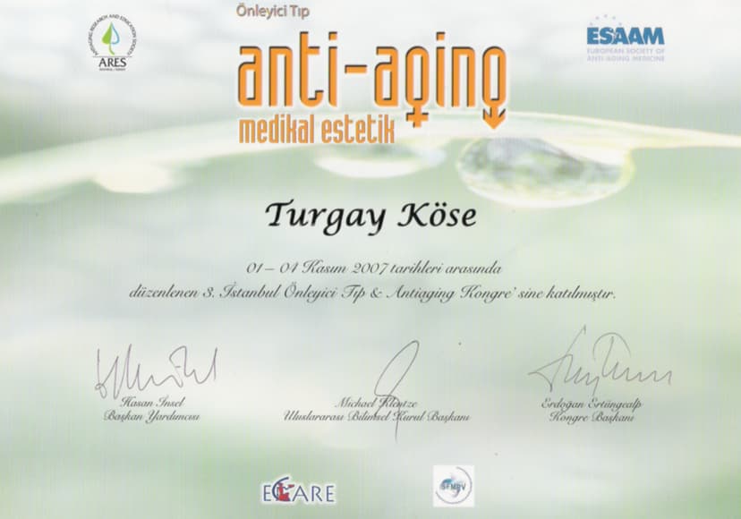 3. İstanbul Önleyici Tıp % Anti - Aging Kongresi