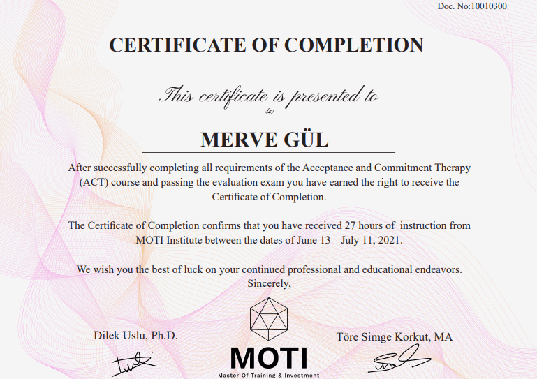 Kabul ve Kararlılık Terapisi