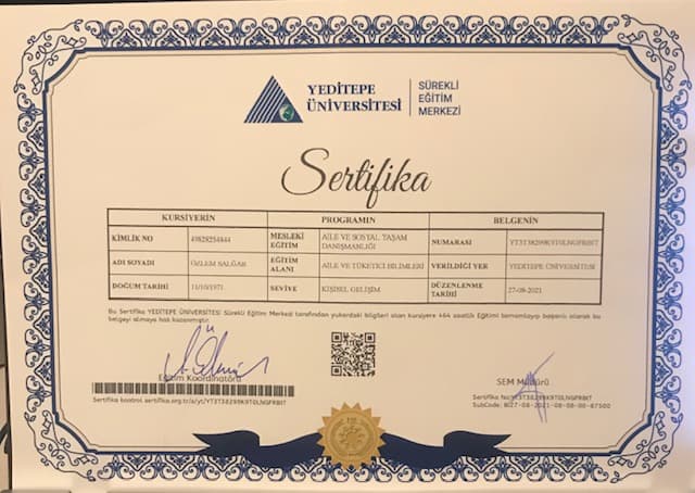 Aile ve Sosyal Yaşam Danışmanlığı