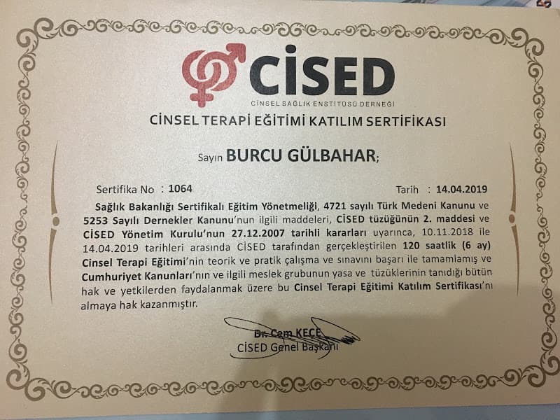 Cinsel Terapi Eğitimi