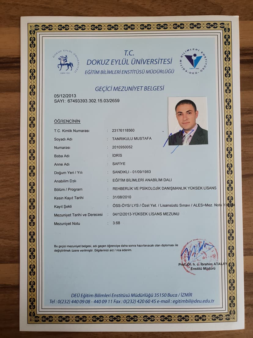 Yüksek Lisans Diploması