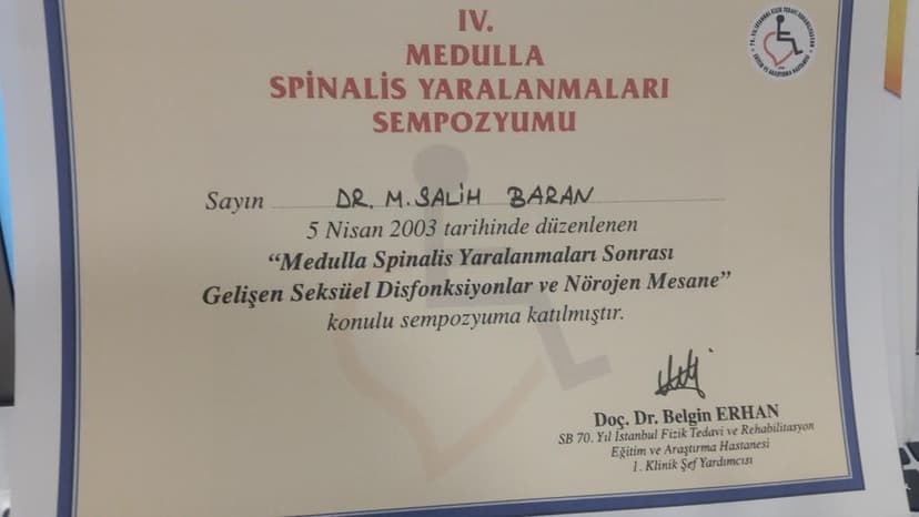 Medulla Spinalis Yaralanmaları Sempozyumu