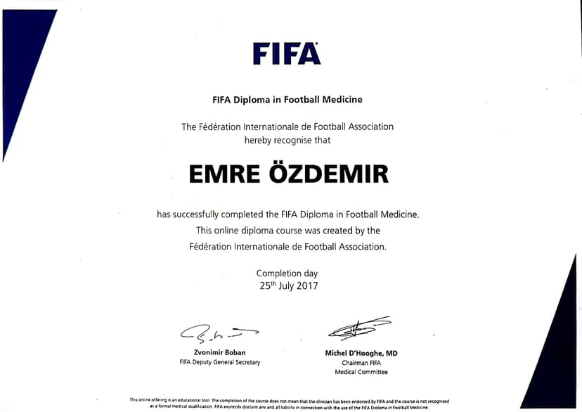 FIFA Tıp Diploması