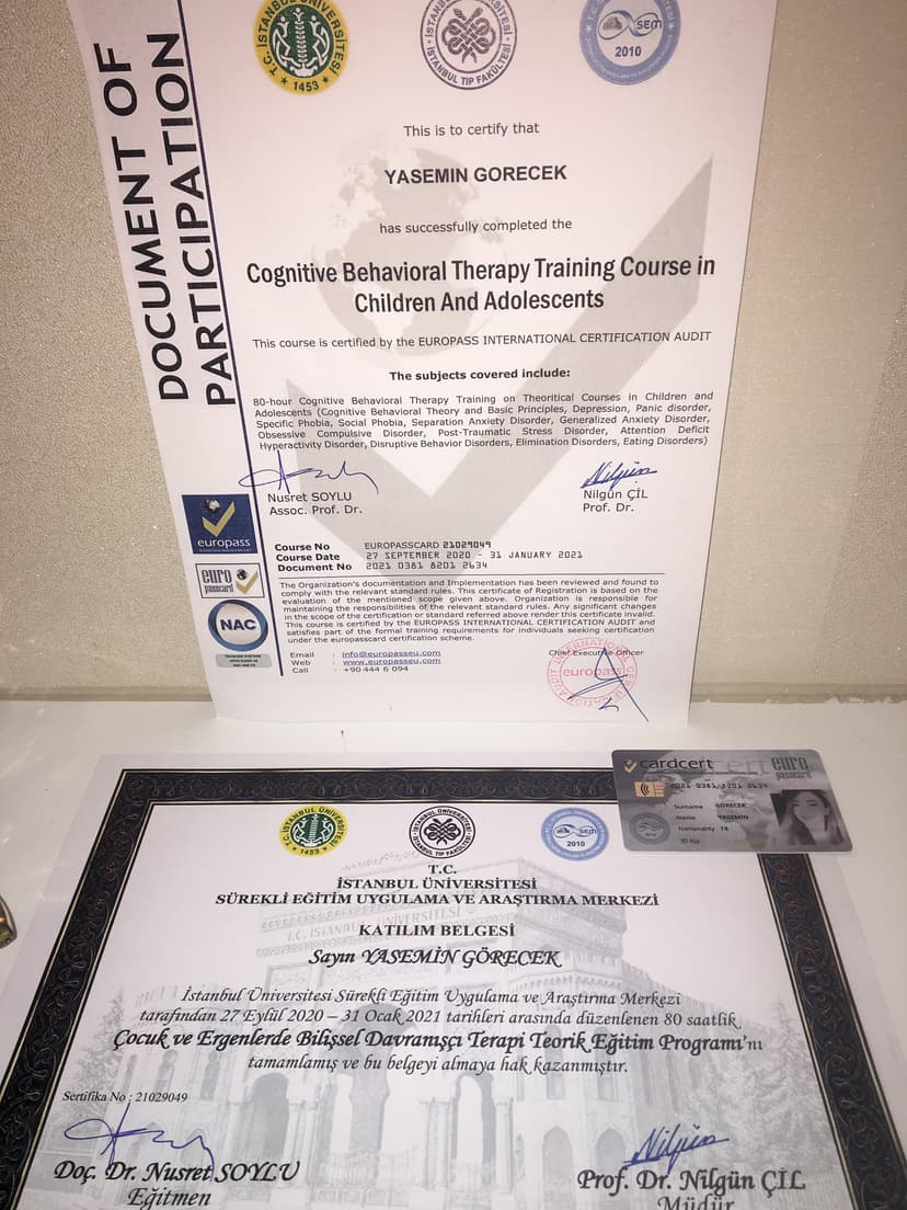 Bilişsel Davranışçı Terapi