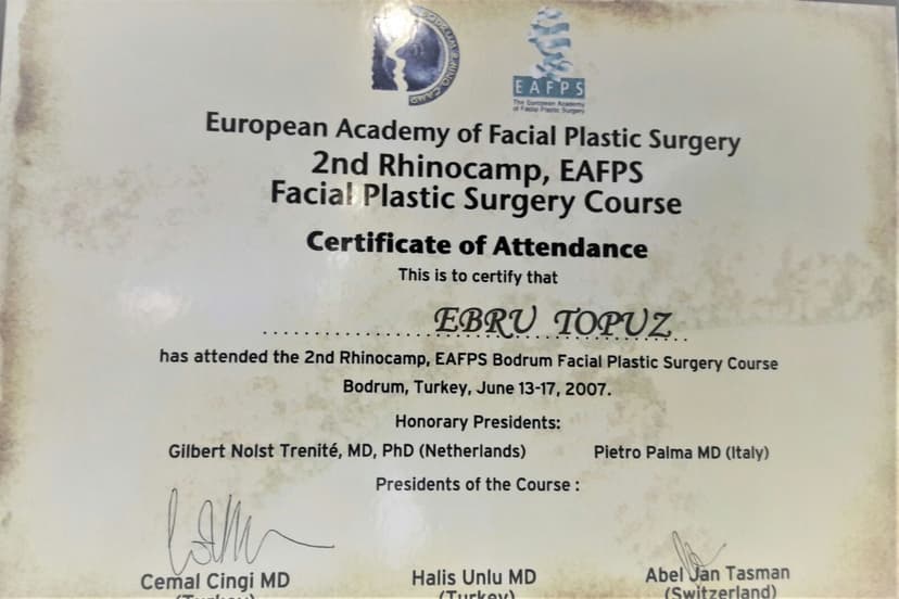 Certificate of Attendance