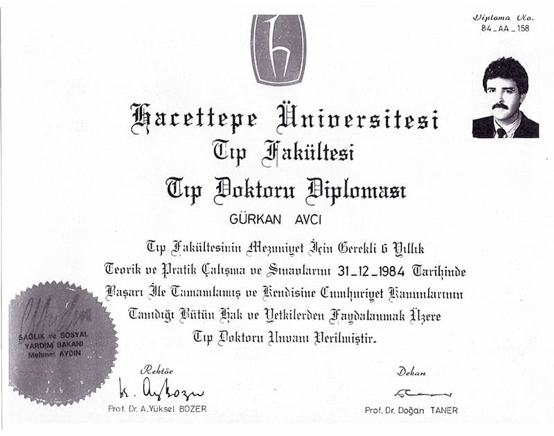 TIP DOKTORU DİPLOMASI