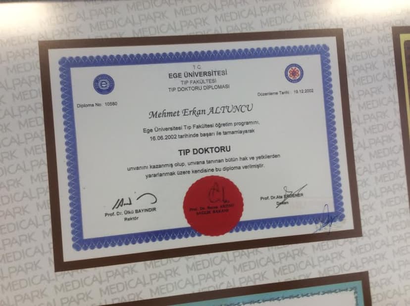Tıp Doktoru Diploması