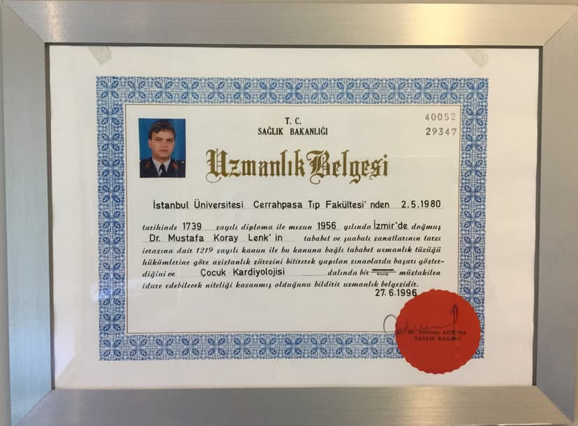 Uzmanlık Belgesi