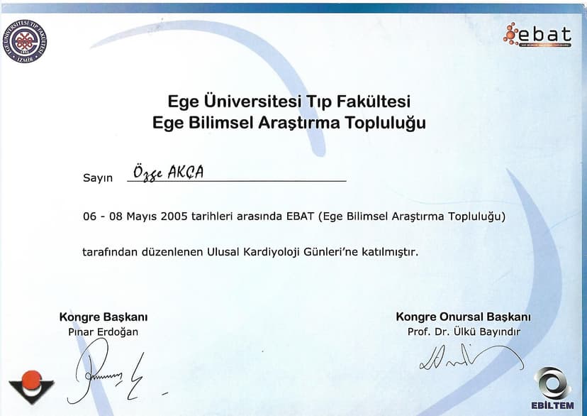 EBAT ULUSAL KARDİYOLOJİ GÜNLERİ