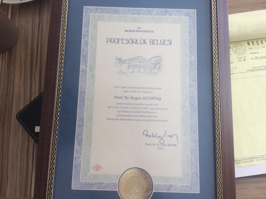 Profesörlük Belgesi