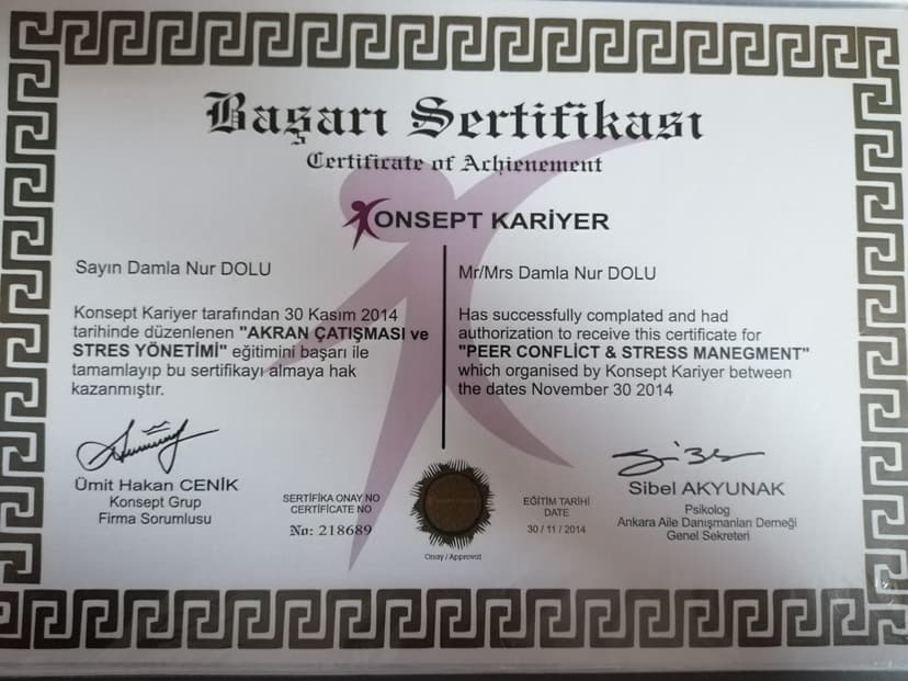 AKRAN ÇATIŞMASI VE STRES YÖNETİMİ