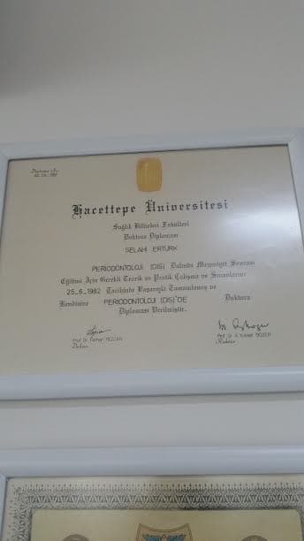 Hacettepe Üniversitesi Sağlık Bakanlığı Doktora Diploması