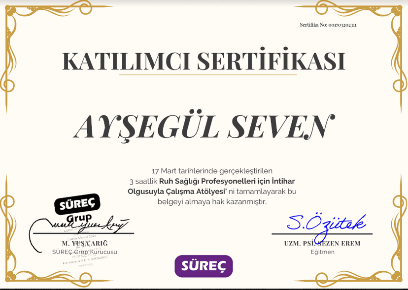 Ruh Sağlığı Profesyonelleri İçin İntihar