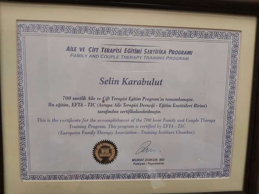 TERAPİST YETERLİLİK SERTİFİKASI