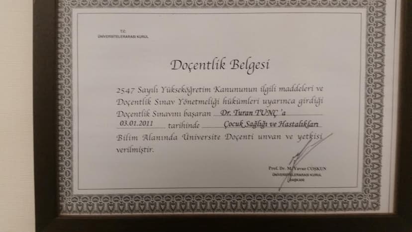 Doçentlik Belgesi