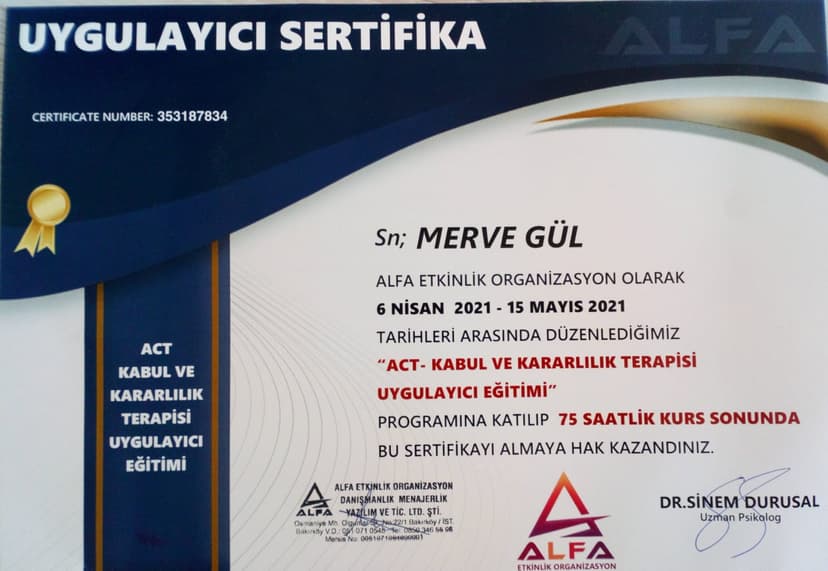 Kabul ve Kararlılık Terapisi