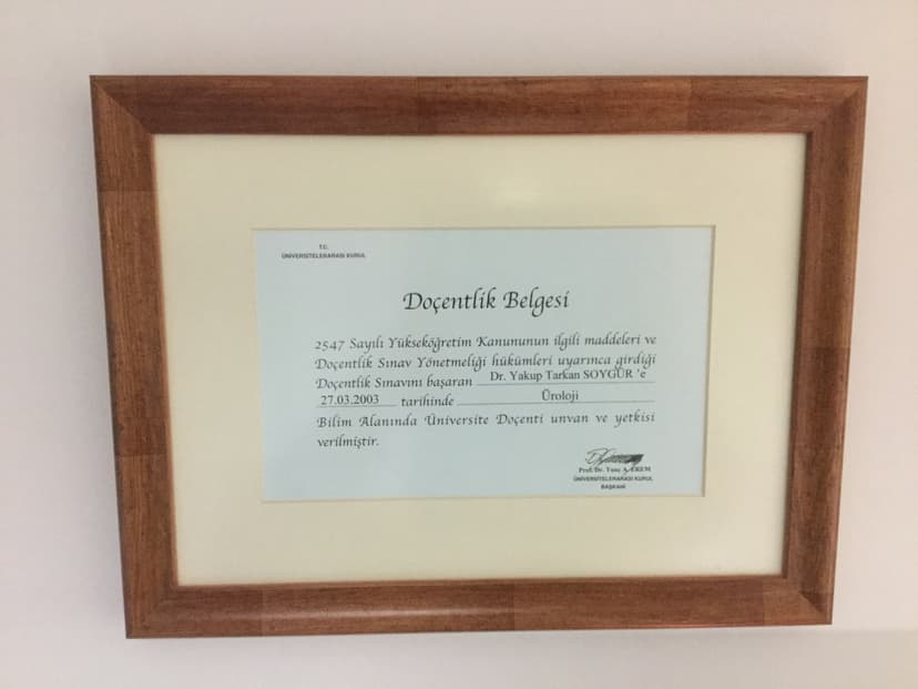 Doçentlik Belgesi