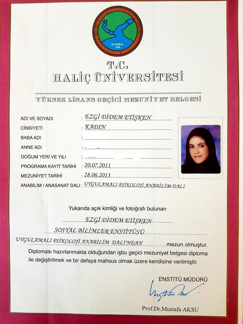 Diploma yüksek lisans