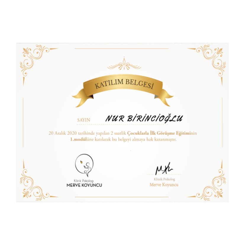 Çocuklarla İlk Görüşme