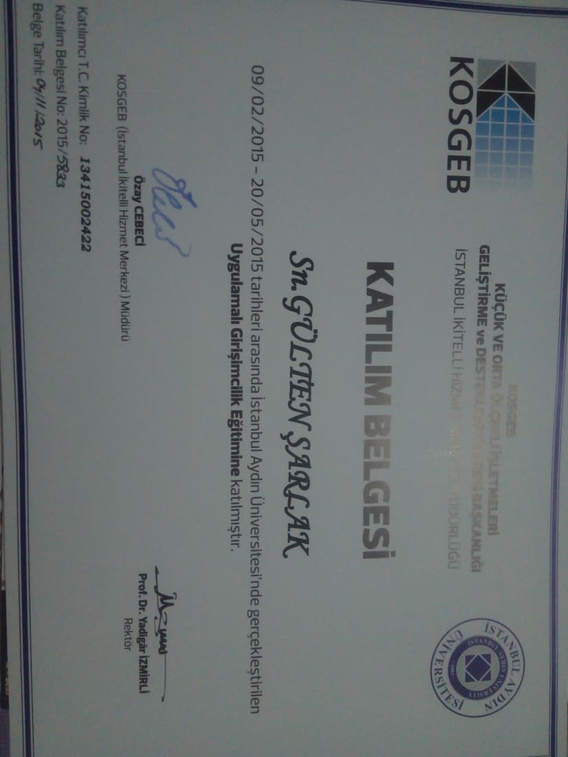 Uyguamalı Girişimcilik