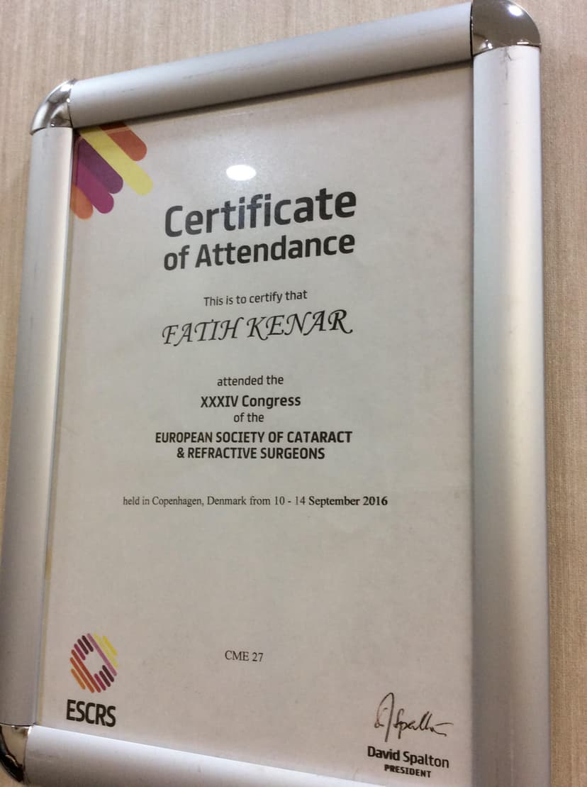 XXXIV Congress of European Society Cataract & Refractive Surgeons