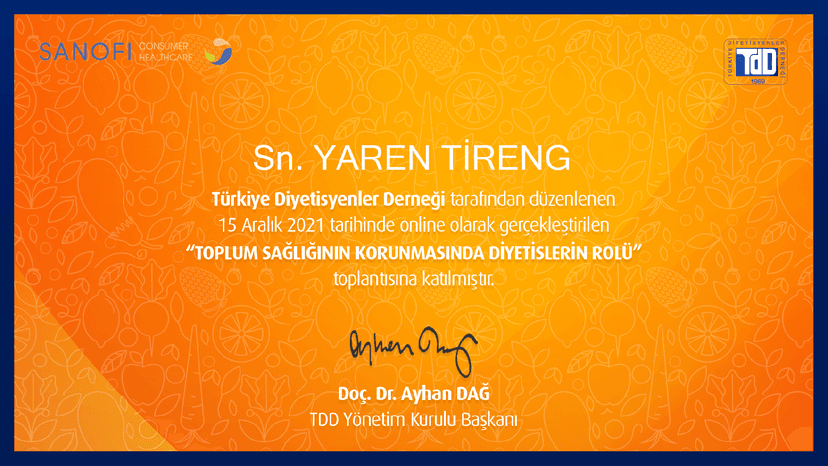 Toplum Sağlığının Korunmasında Diyetisyenin Rolü