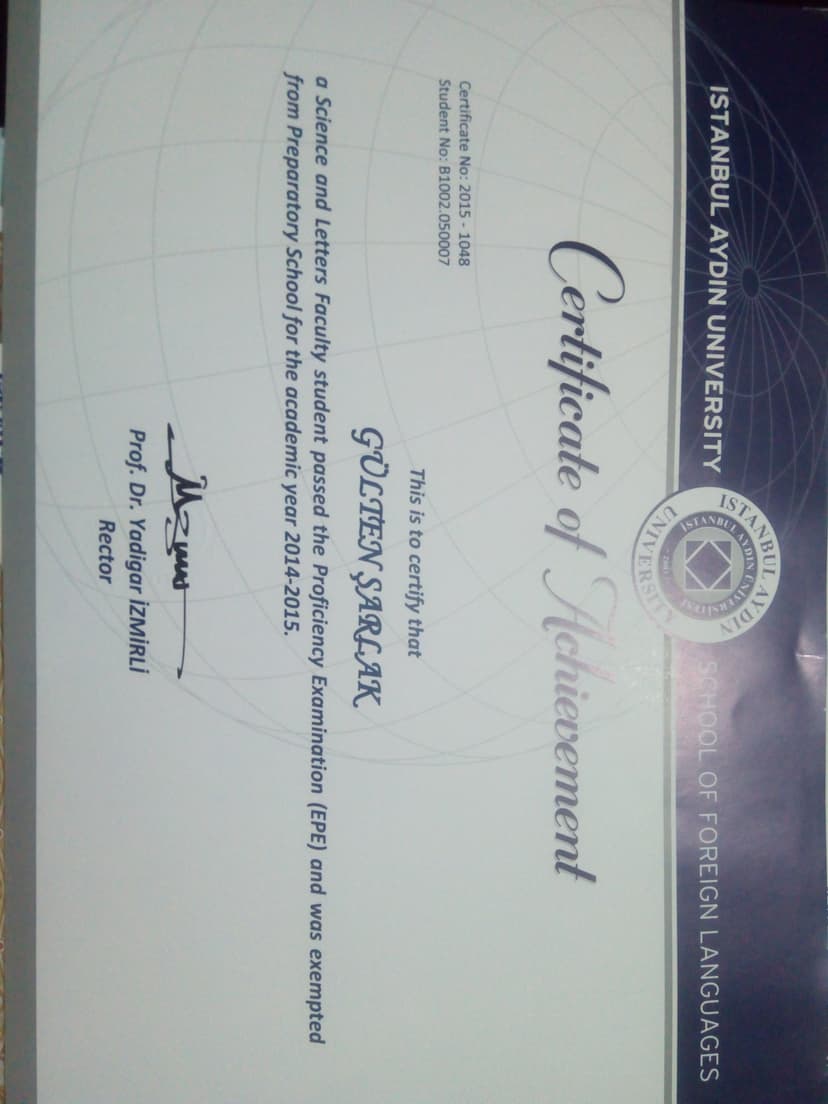 İngilizce Hazırlık