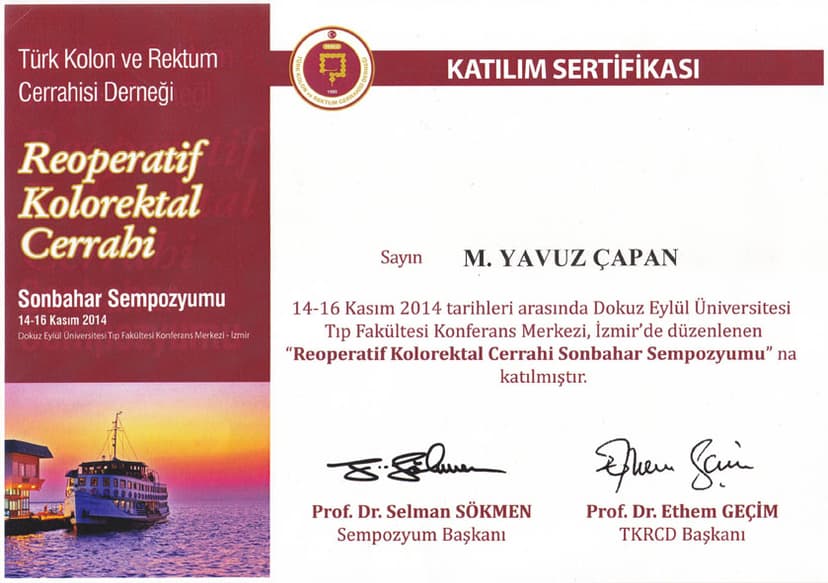 Reoperatif Kolokrektal Cerrahi