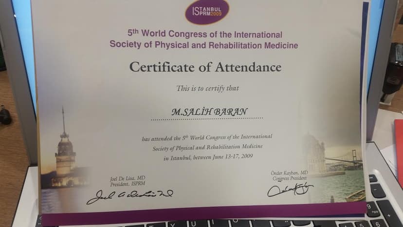 Certificate of Attendance