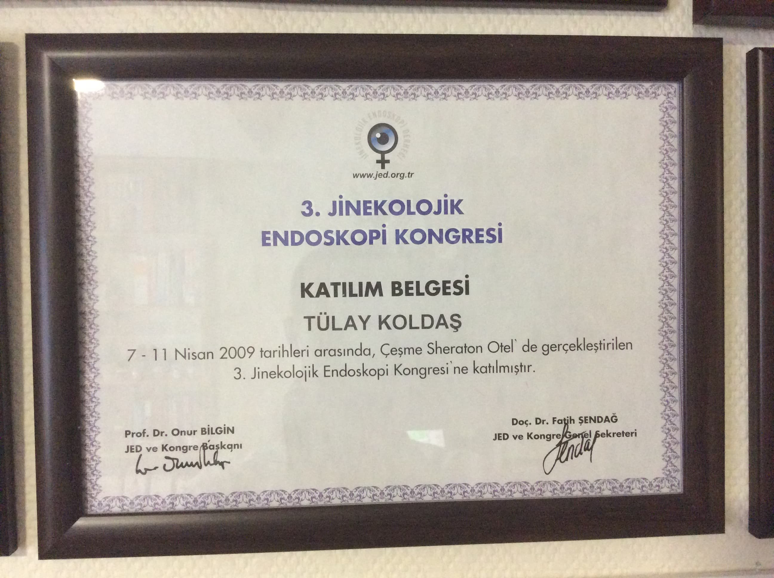 Katılım Sertifikası