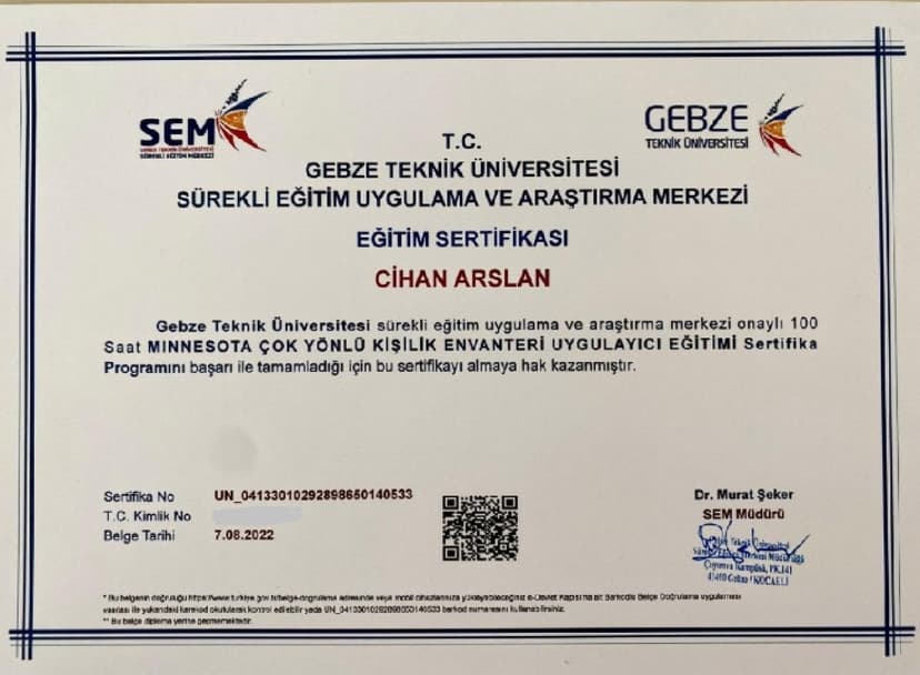 sertifika