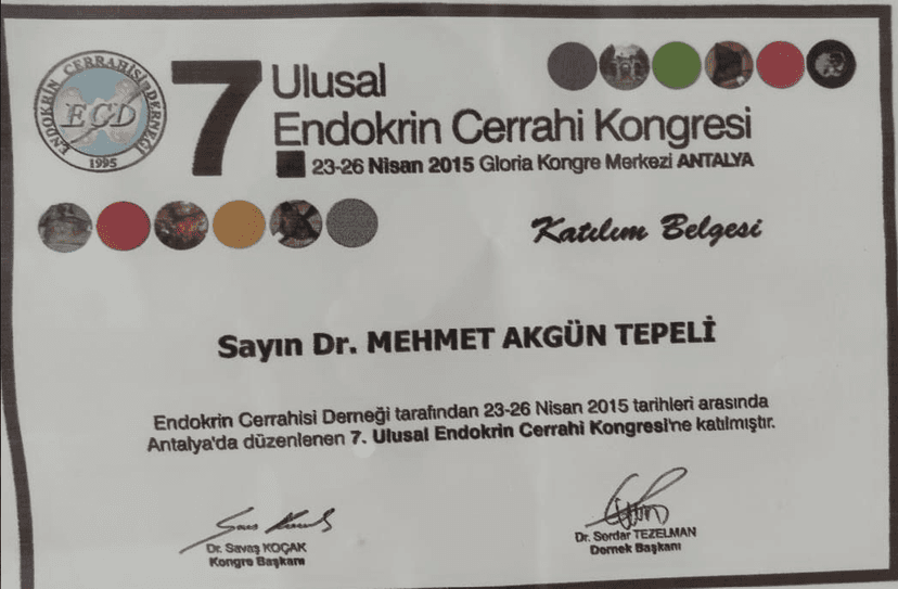 7.Ulusal Endokrin Cerrahi Kongresi