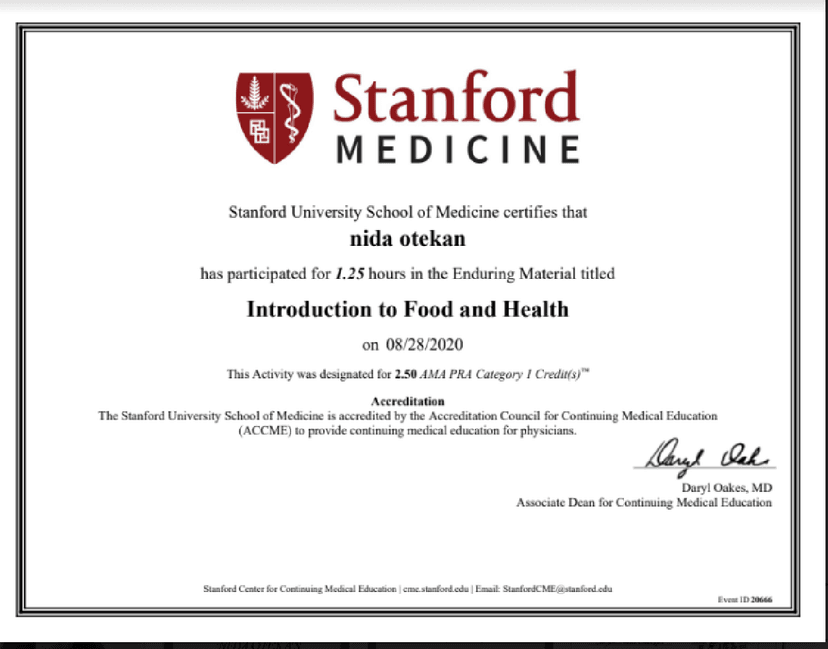 Introduction to Food and Health