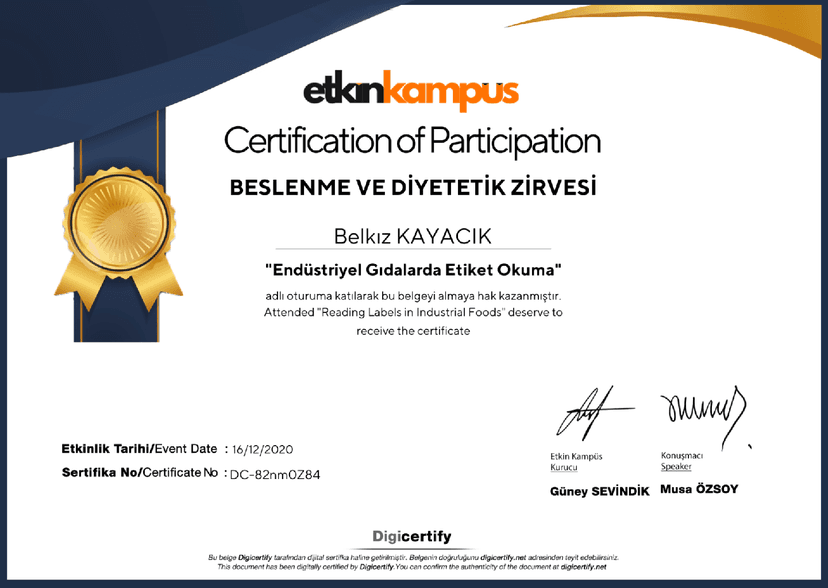 endüstriyel gıdalarda etiket okuma