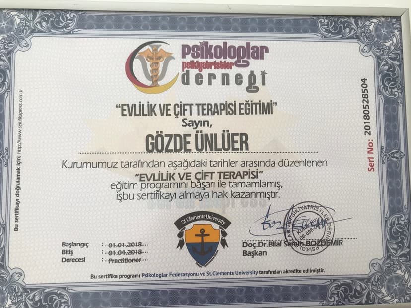Evlilik ve Çift Terapisi