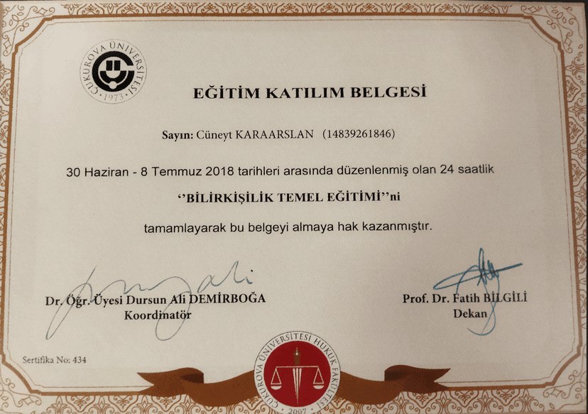 Bilirkişilik Temel Eğitim