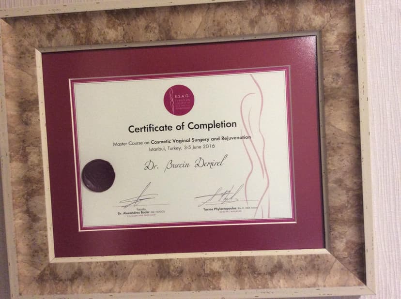 Certificate of Completion