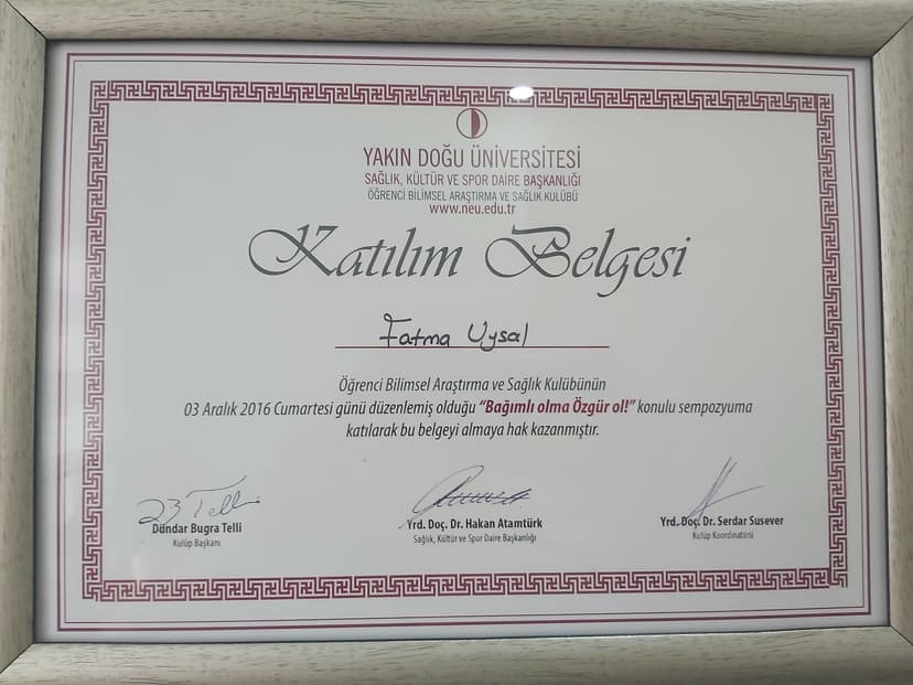 Bağımlı Olma Özgür Ol