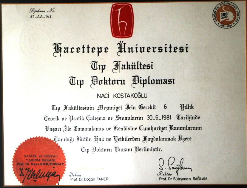 Tıp Fak. Diploma