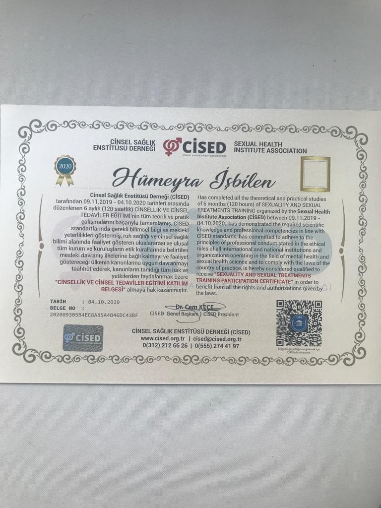 Cinsel Terapi Eğitimi