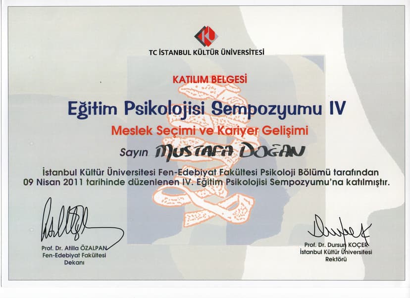 İstanbul Kültür Üniversitesi-Eğitim Psikolojisi