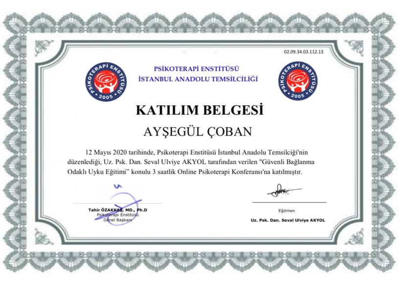 Güvenli Bağlanma Odaklı Uyku Eğitimi