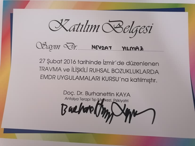 EMDR sertifikası