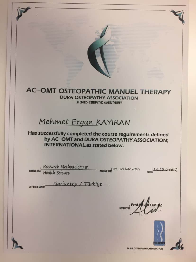 Osteopathic Manuel Therapy