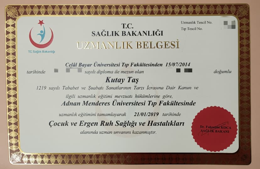 Tıpta Uzmanlık Diploması