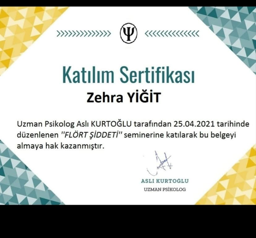 sertifikalarım