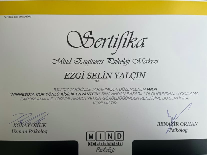 MMPI-Minessota Çok Yönlü Kişilik Envanteri