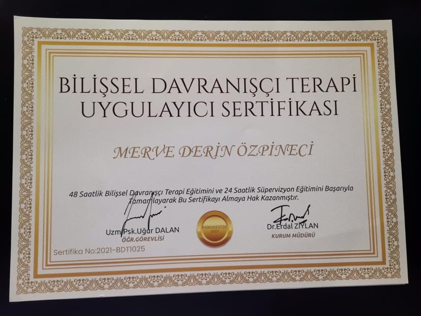 BİLİŞSEL DAVRANIŞÇI TERAPİ