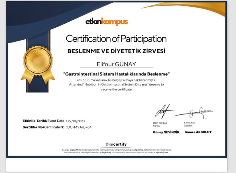 Gastrointestinal Sistem Hatalıklarında Beslenme